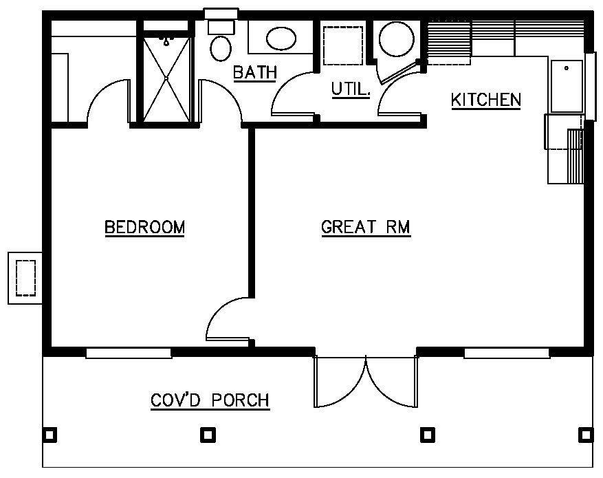 Guest House Floor Plan floorplan for the Sherringham III - Lot 8 home