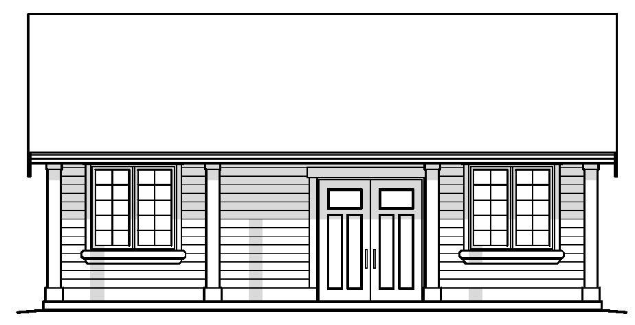 Guest House Elevation floorplan for the Sherringham III - Lot 8 home