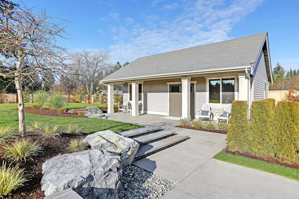 Photo #15 in the Exterior Photos gallery for the Sherringham III - Lot 8 home
